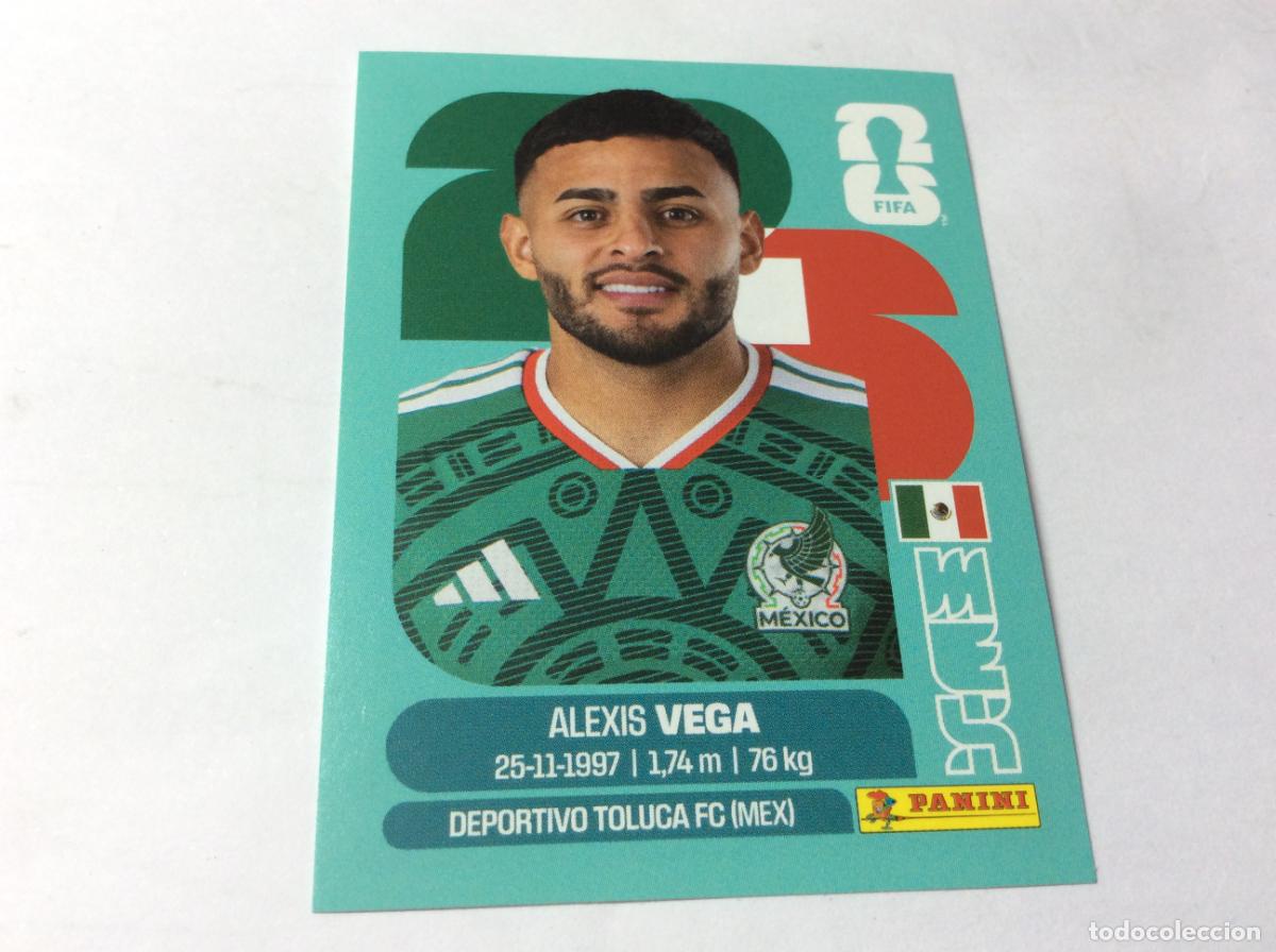 Cromos de f&uacute;tbol: MEX18 MEX 18 Alexis Vega M&eacute;xico Cromo Sticker FIFA World Cup 2026 26 Panini