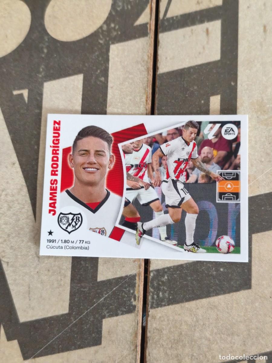 Cromos de f&uacute;tbol: &Uacute;ltimos Fichajes James Rodr&iacute;guez N 64 Rayo Vallecano Liga Este 24/25 sin pegar