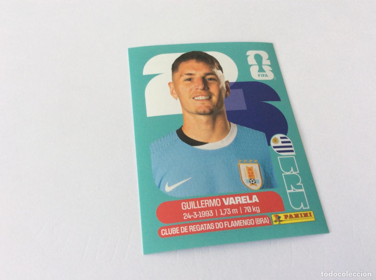 Cromos de f&uacute;tbol: URU8 URU 8 Guillermo Varela Uruguay Sticker Cromo FIFA World Cup 2026 26 Panini Mundial