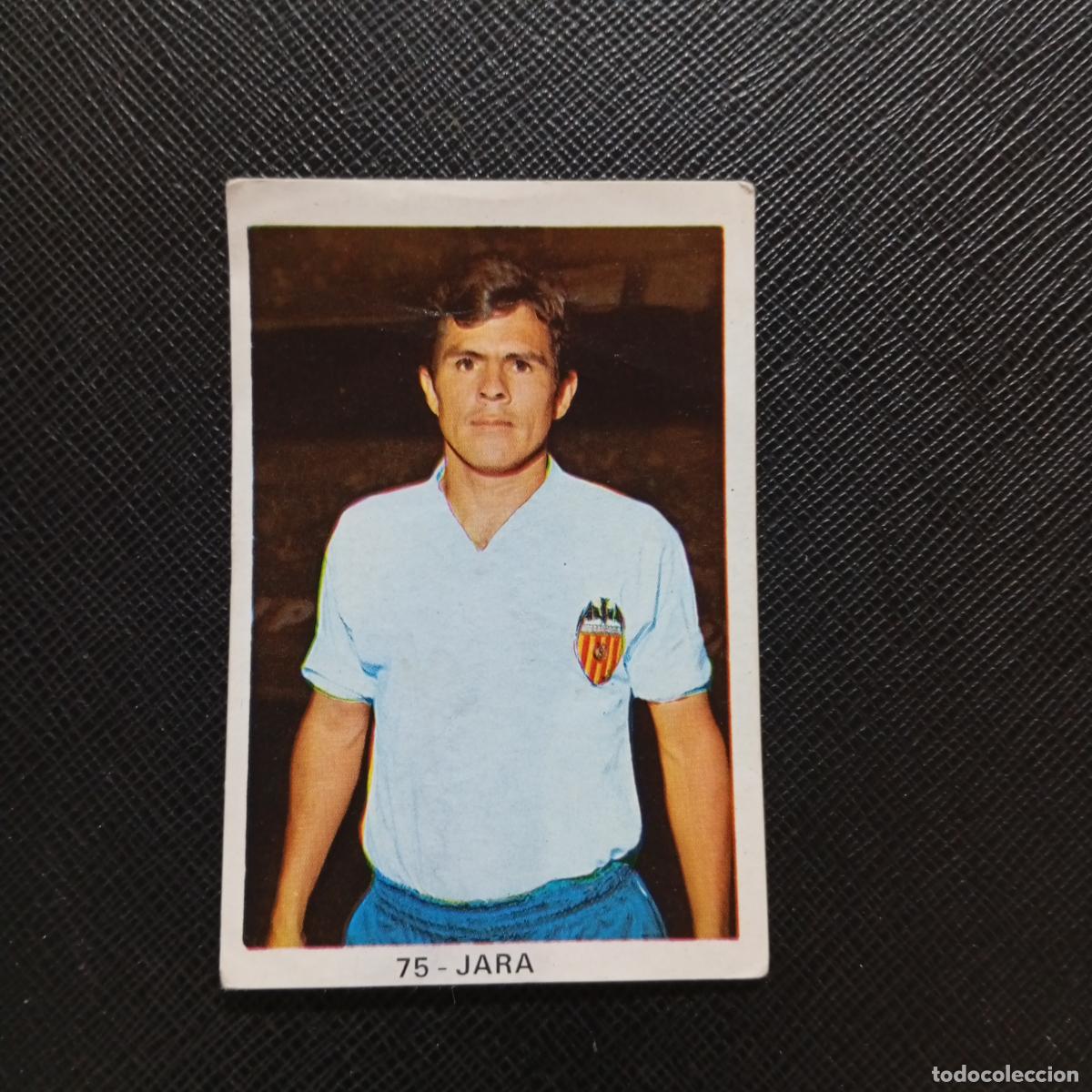 Cromos de f&uacute;tbol: 75 JARA VALENCIA RUIZ ROMERO 1970 1971 CROMO FUTBOL 70 MEJICO 71 - DESPEGADO - A32 PG37