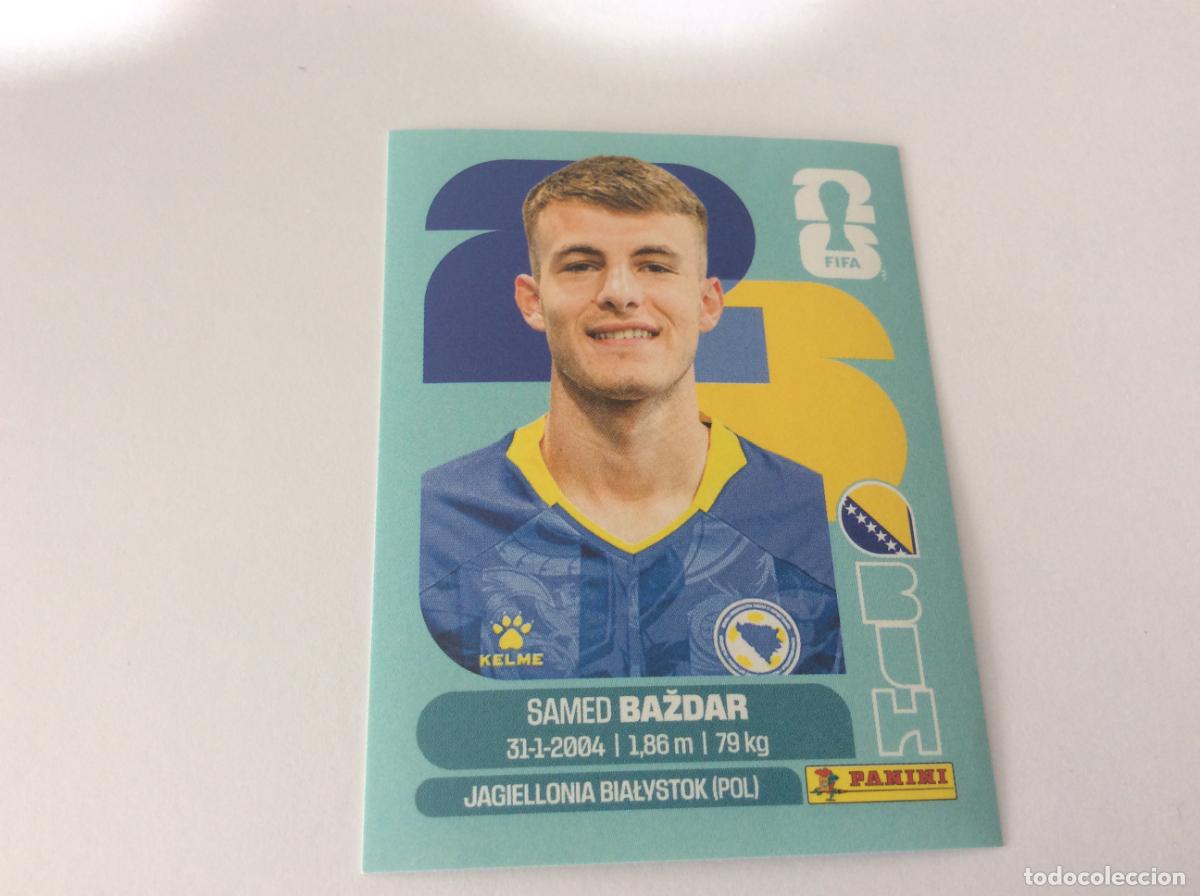 Figurine di Calcio: BIH19 BIH 19 Samed Bazdar Bosnia Sticker Cromo FIFA World Cup 2026 26 Panini Mundial
