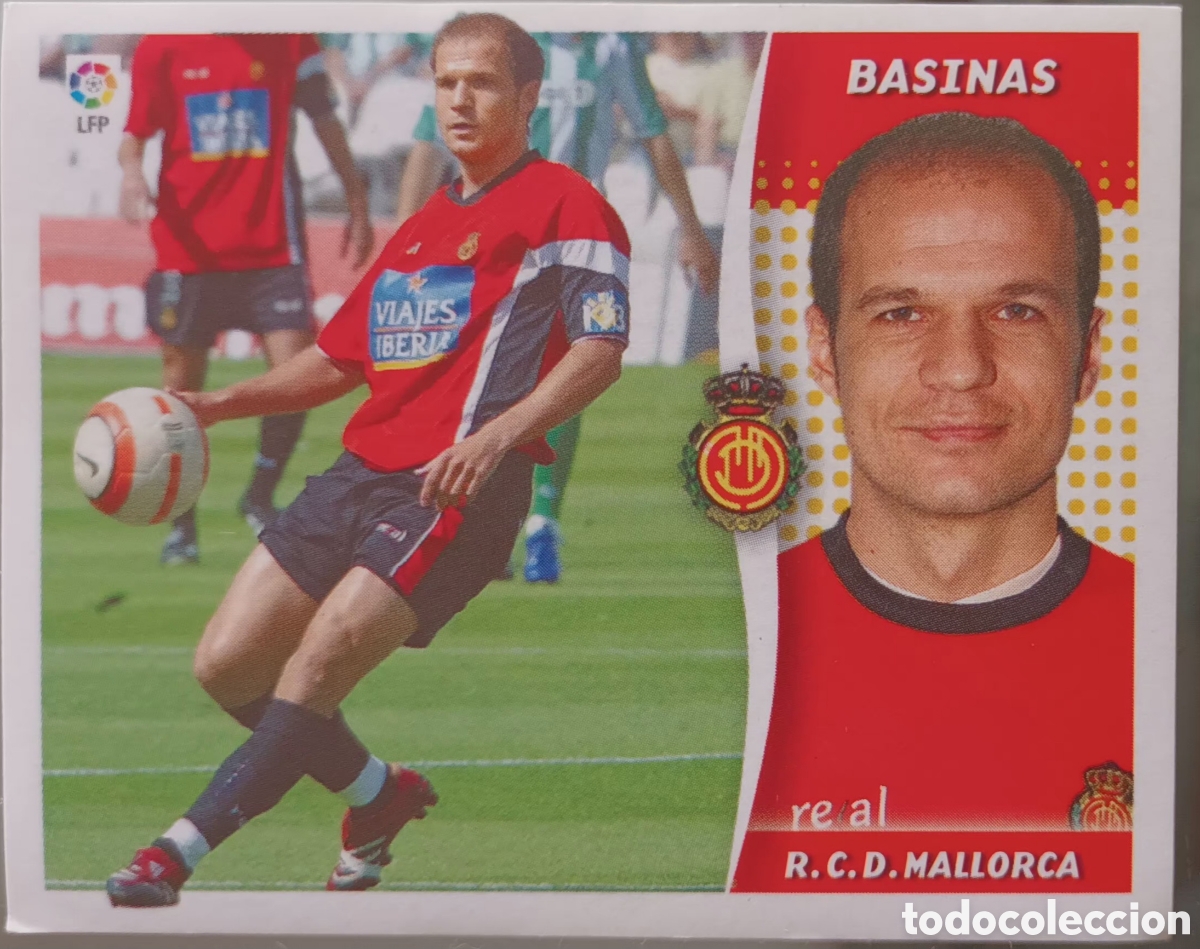 Figurine di Calcio: CROMO DE BASINAS. RCD MALLORCA
