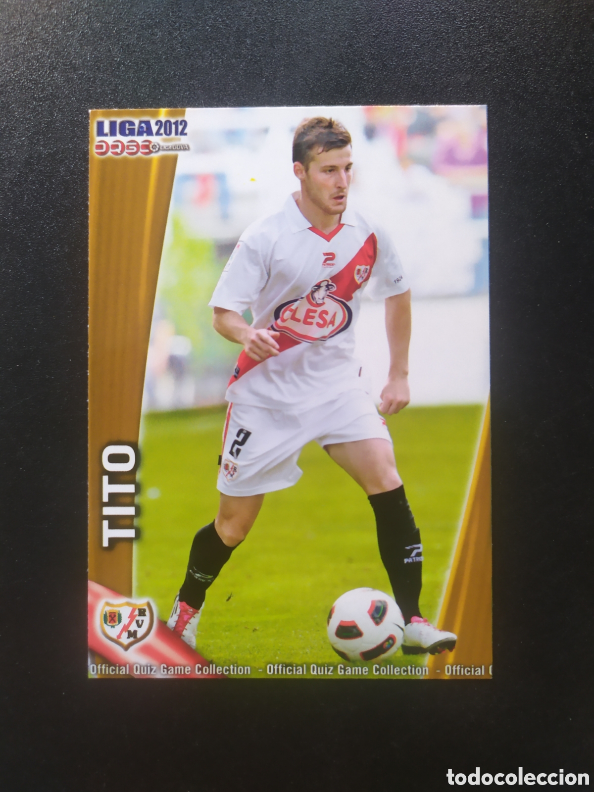 Cartes &agrave; collectionner de Football: Mundicromo fichas Liga 2011 2012 11 12 Tito n&deg; 496 Rayo Vallecano