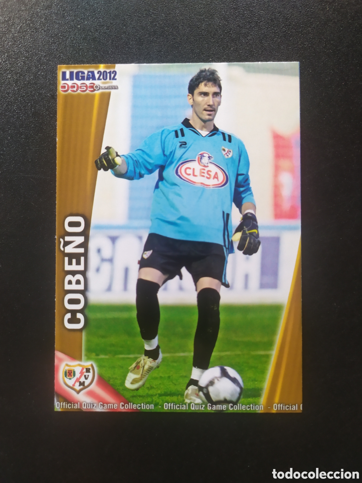 Fu&szlig;ball-Sticker: Mundicromo fichas Liga 2011 2012 11 12 Cobe&ntilde;o n&deg; 490 Rayo Vallecano