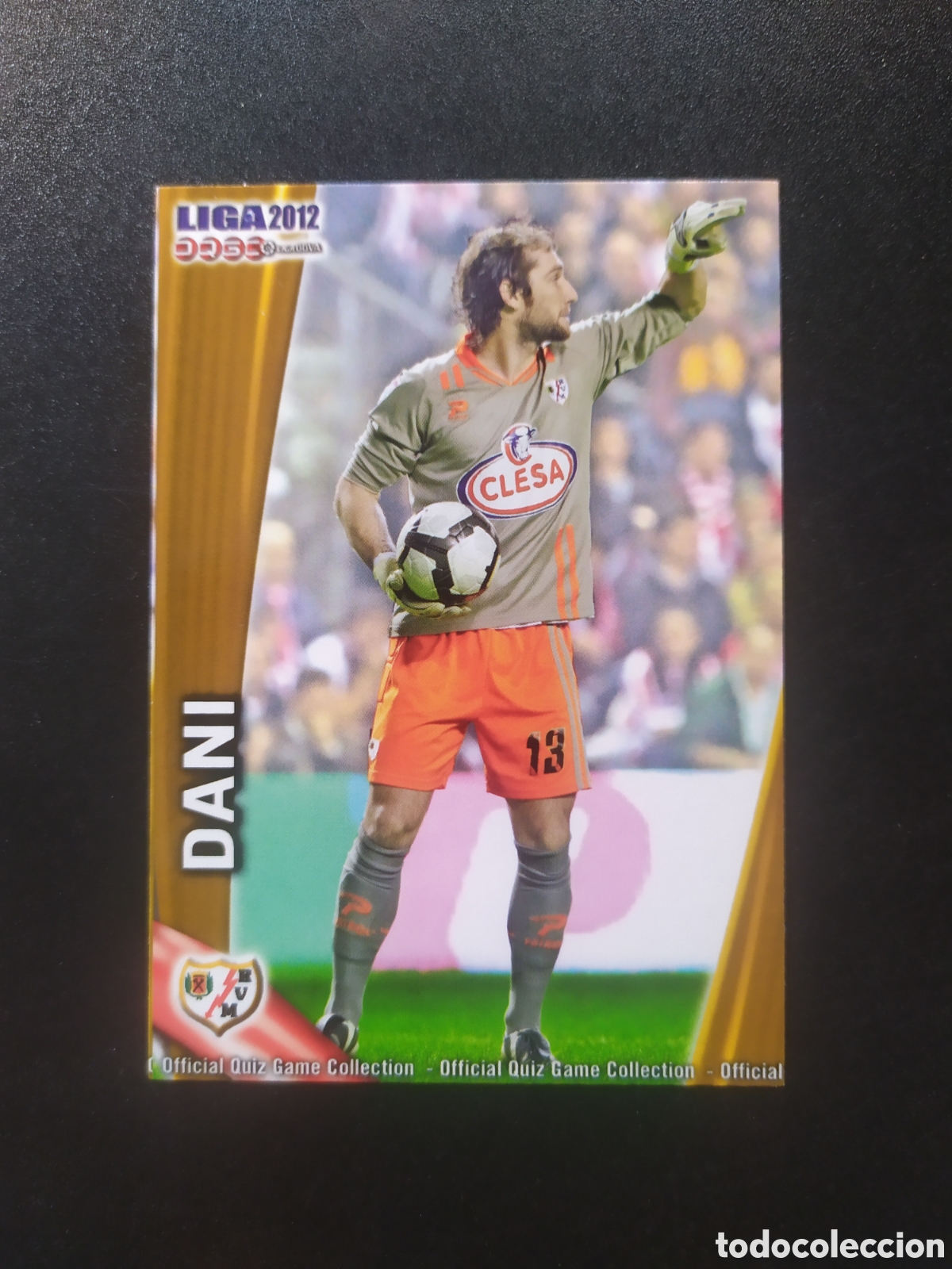 Figurine di Calcio: Mundicromo fichas Liga 2011 2012 11 12 Dani n&deg; 491 Rayo Vallecano
