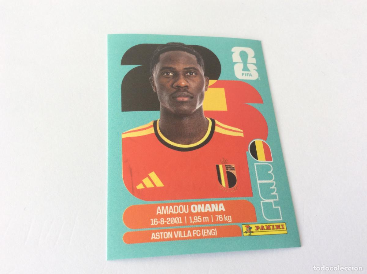 Figurine di Calcio: BEL10 BEL 10 Amadou Onana B&eacute;lgica Sticker Cromo FIFA World Cup 2026 26 Panini Mundial
