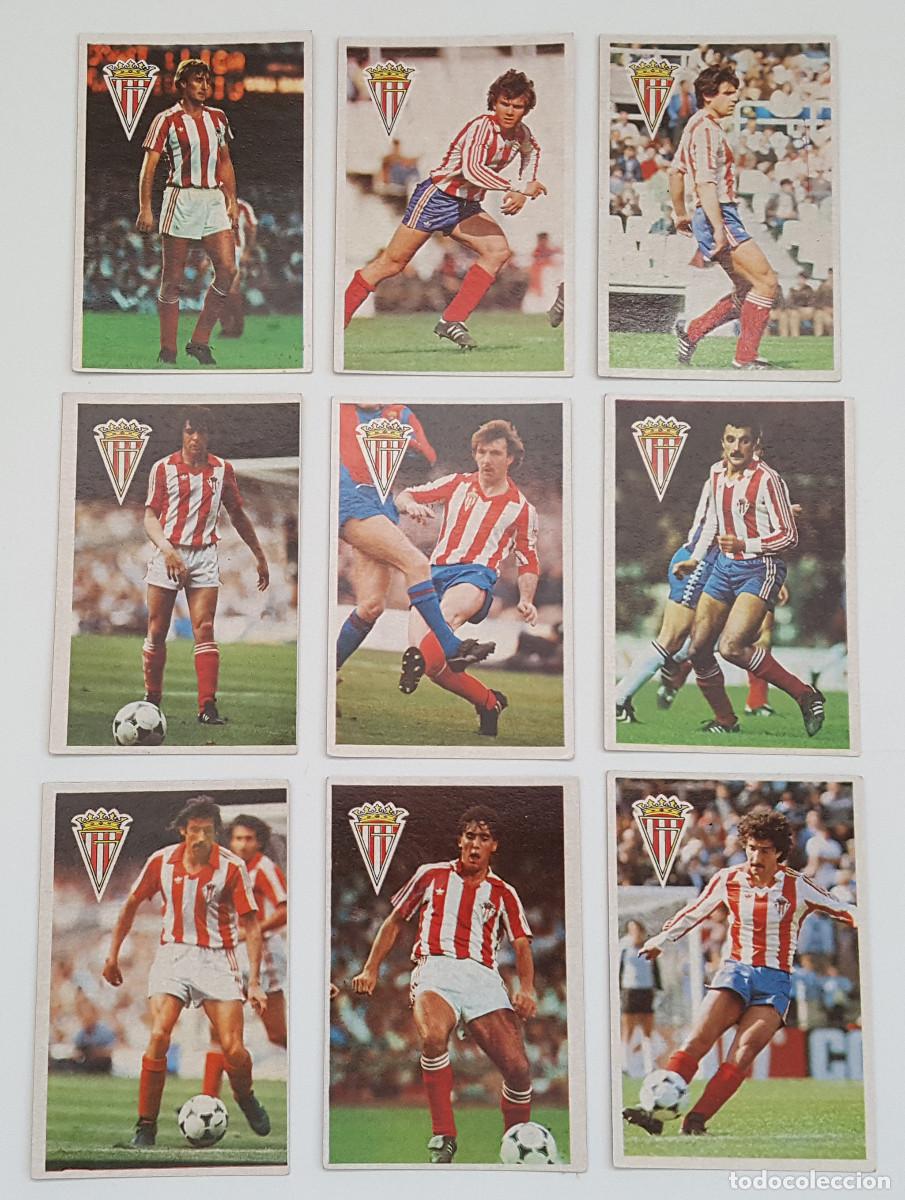 Figurine di Calcio: LOTE 9 CROMOS REAL SPORTING DE GIJ&Oacute;N, ESPORT, MARADONA LIGA 1&ordf; DIVISI&Oacute;N 1984 85, SIN PEGAR