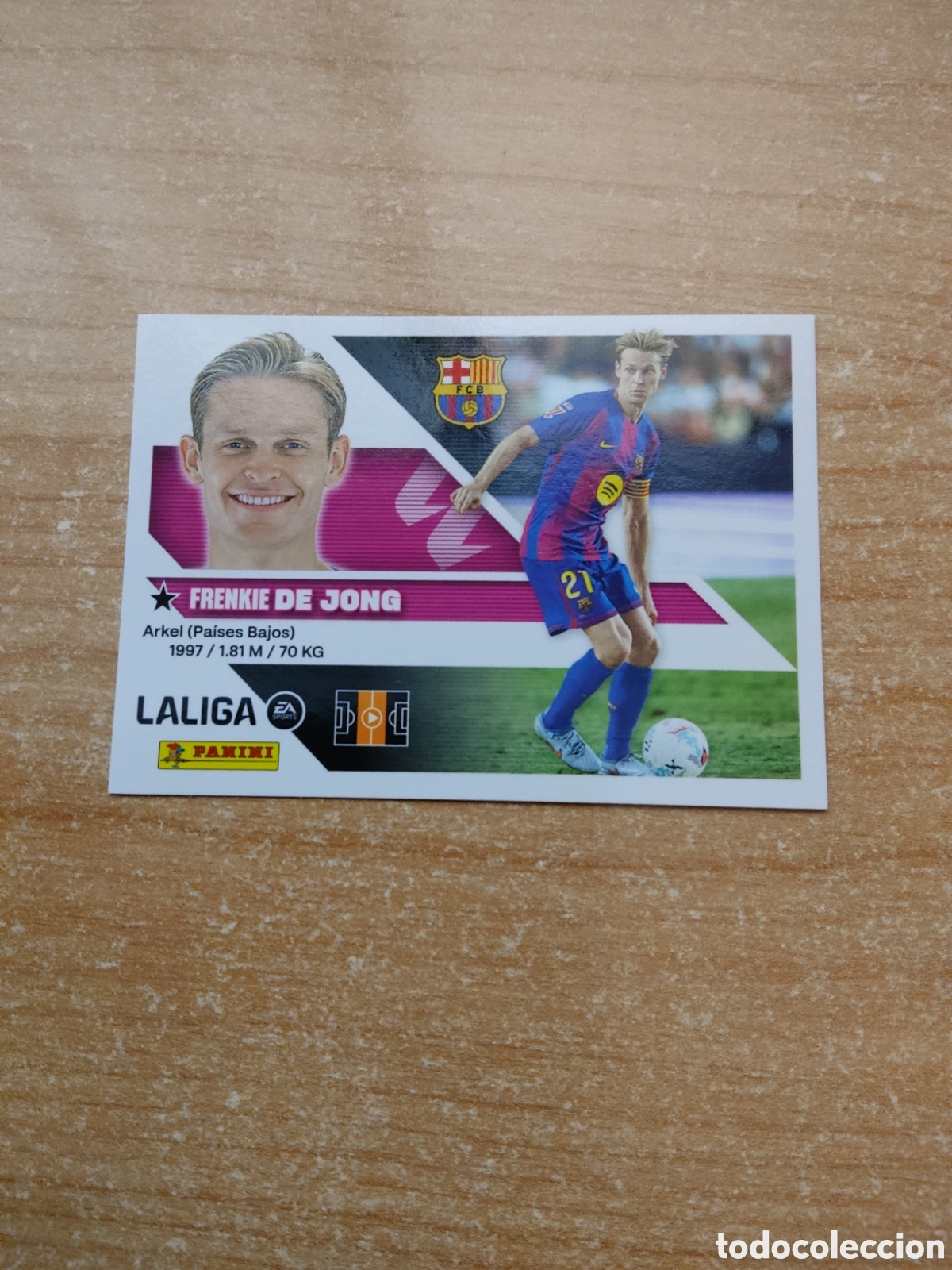 Fu&szlig;ball-Sticker: 12 FRENKIE DE JONG BARCELONA LIGA ESTE 2026 2027