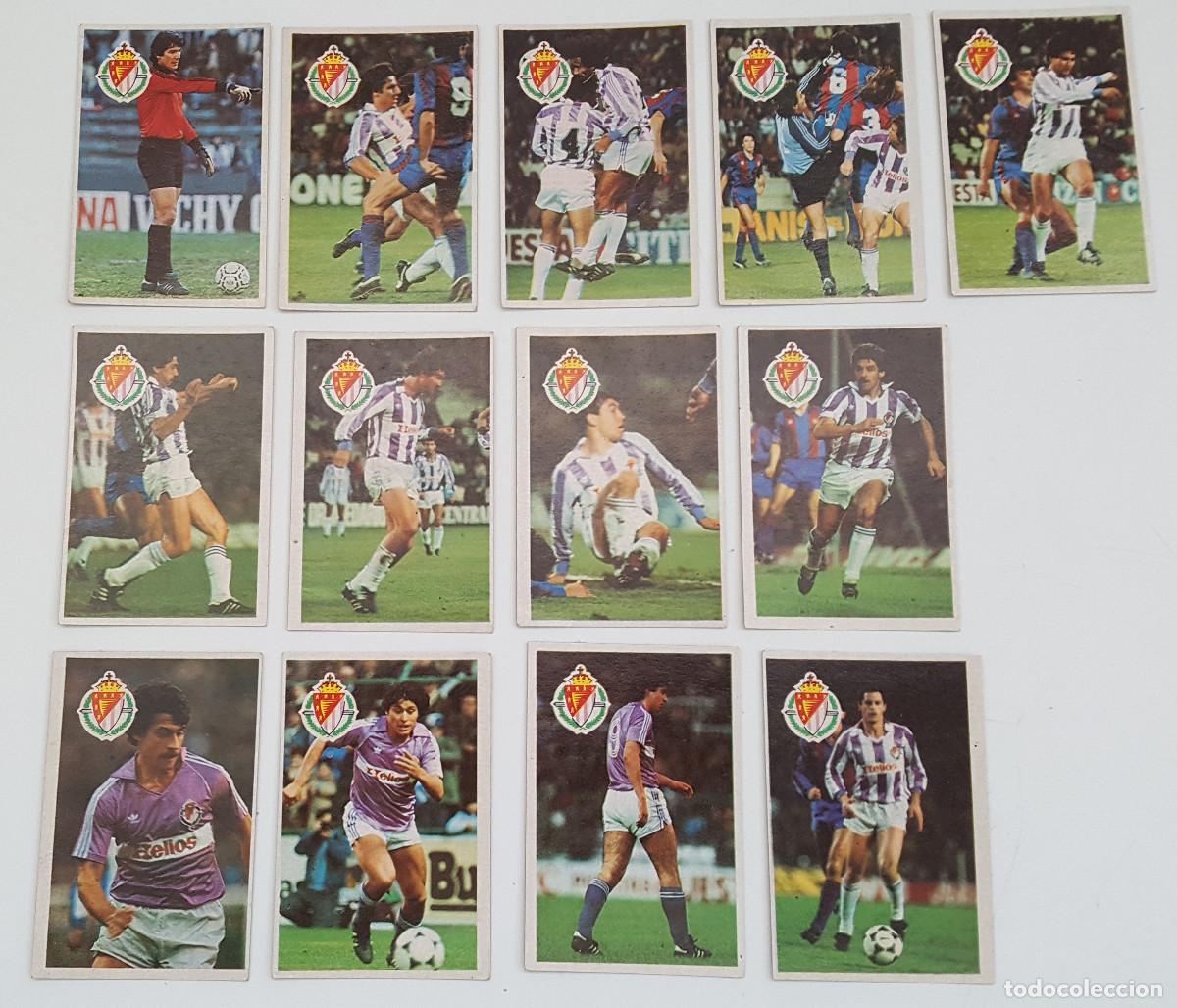 Fu&szlig;ball-Sticker: LOTE 13 CROMOS REAL VALLADOLID DEPORTIVO, CROMO ESPORT, MARADONA LIGA 1&ordf; DIVISI&Oacute;N 1984 85, SIN PEGAR