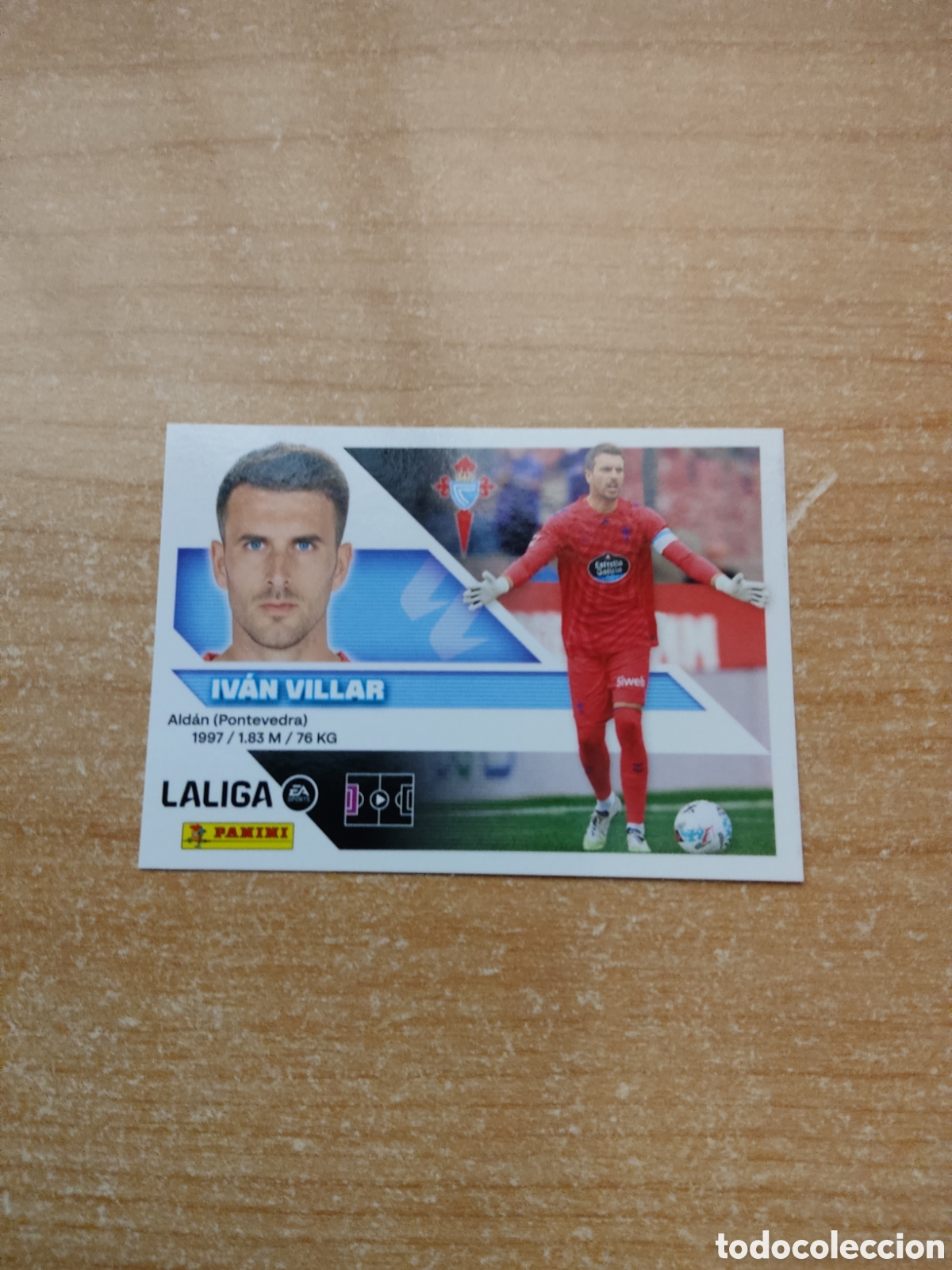 Fu&szlig;ball-Sticker: 4 IVAN VILLAR CELTA VIGO LIGA ESTE 2026 2027