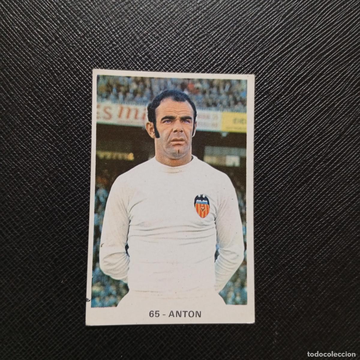 Fu&szlig;ball-Sticker: 65 ANTON VALENCIA RUIZ ROMERO 1970 1971 CROMO FUTBOL 70 MEJICO 71 - SIN PEGAR - A32 PG46