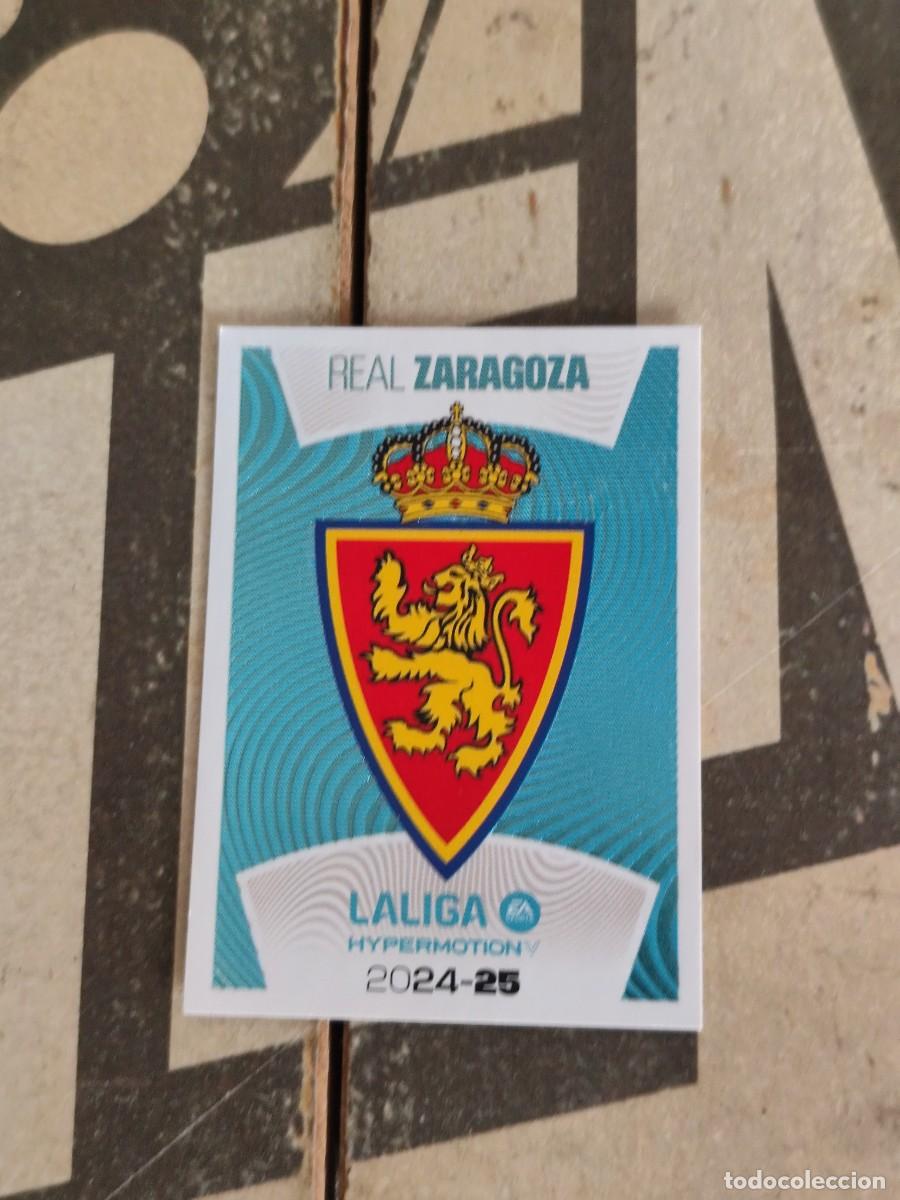 Fu&szlig;ball-Sticker: Escudos Liga Hypermotion N 22 Zaragoza Liga Este 24/25 sin pegar