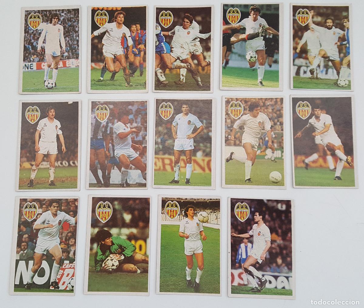 Fu&szlig;ball-Sticker: LOTE 14 CROMOS VALENCIA CLUB DE FUTBOL, CROMO ESPORT, MARADONA LIGA 1&ordf; DIVISI&Oacute;N 1984 85, SIN PEGAR