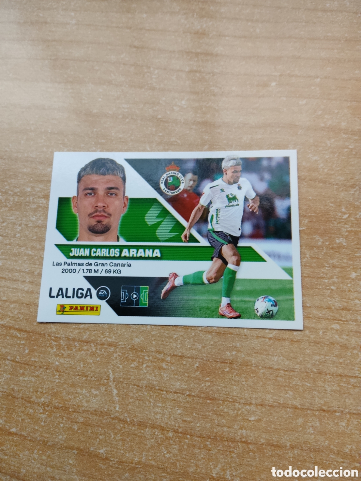 Cromos de f&uacute;tbol: 19 ARANA RACING SANTANDER LIGA ESTE 2026 2027