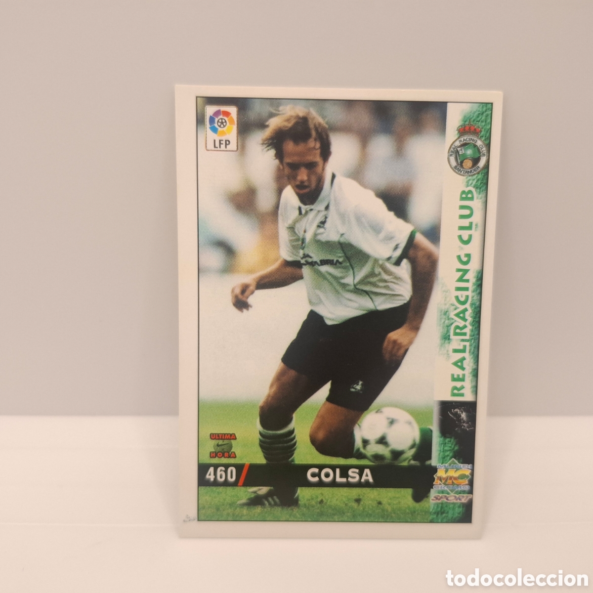 Cartes &agrave; collectionner de Football: Racing de Santander -N&ordm; 460 Colsa -&Uacute;ltima Hora -Mundicromo Las Fichas de la Liga 1998-1999-98-99