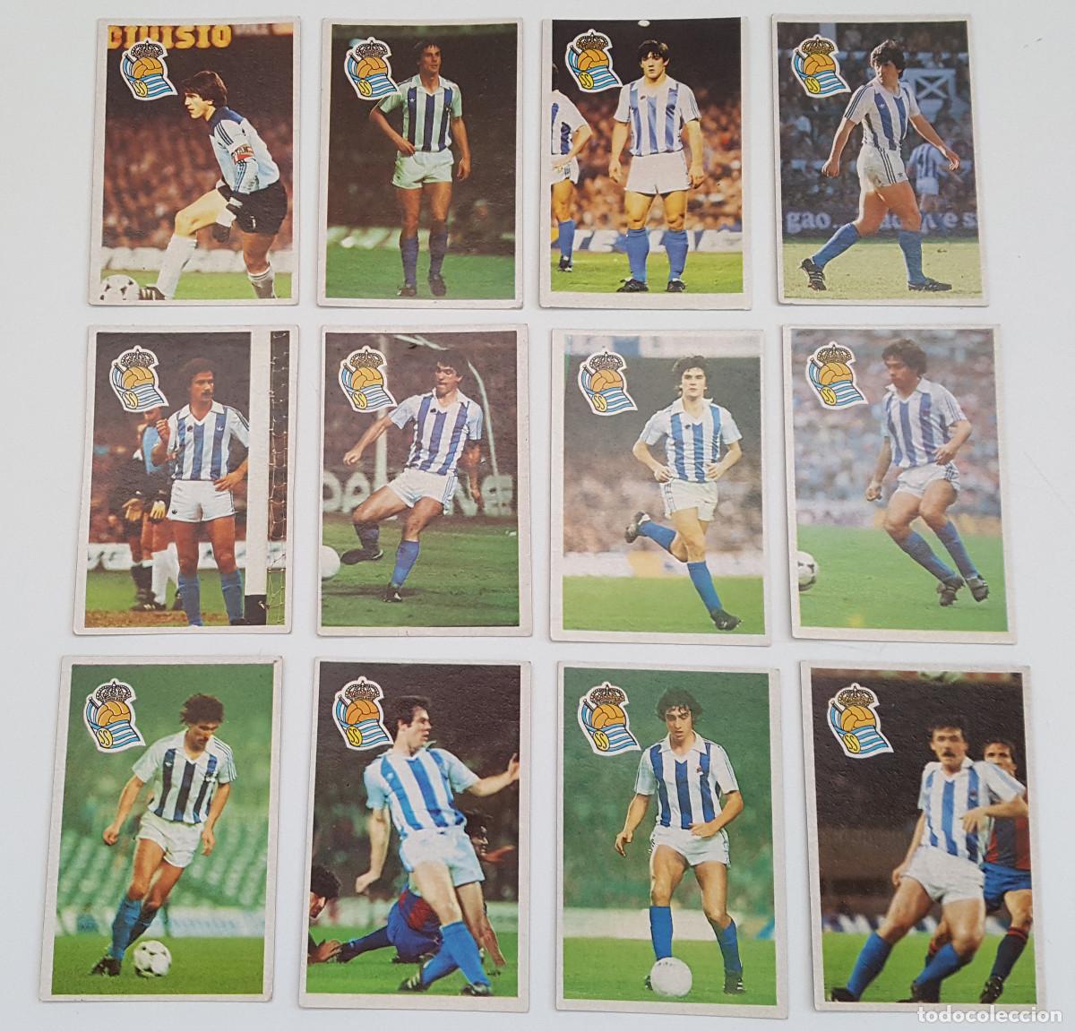 Cromos de Futebol: LOTE 12 CROMOS REAL SOCIEDAD DE FUTBOL, CROMO ESPORT, MARADONA LIGA 1&ordf; DIVISI&Oacute;N 1984 85, SIN PEGAR