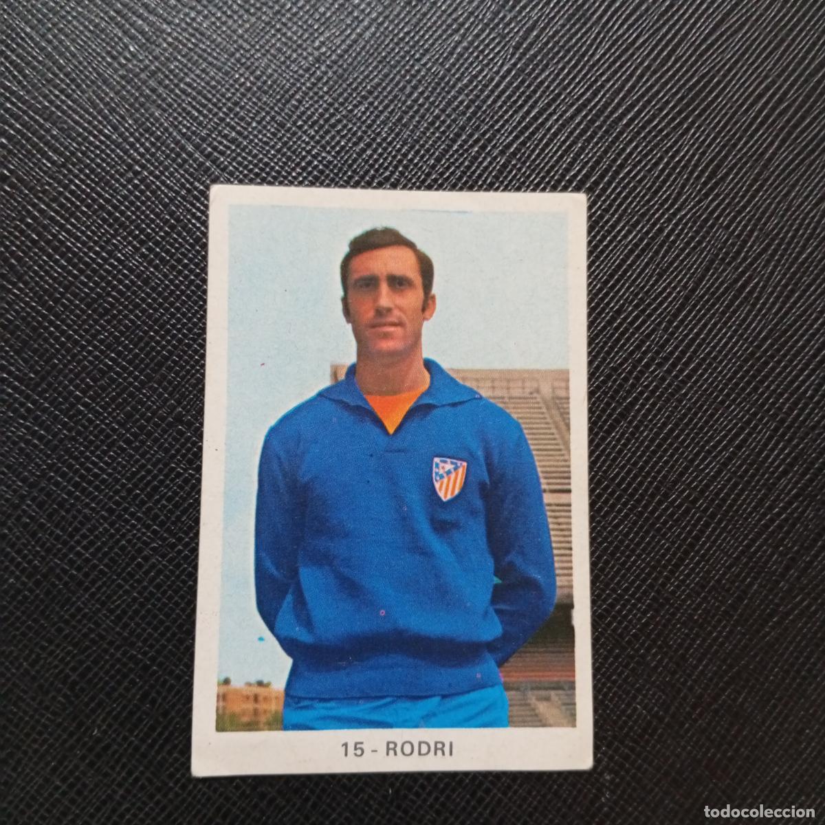 Cromos de f&uacute;tbol: 15 RODRI AT MADRID RUIZ ROMERO 1970 1971 CROMO FUTBOL 70 MEJICO 71 - SIN PEGAR - A32 PG51
