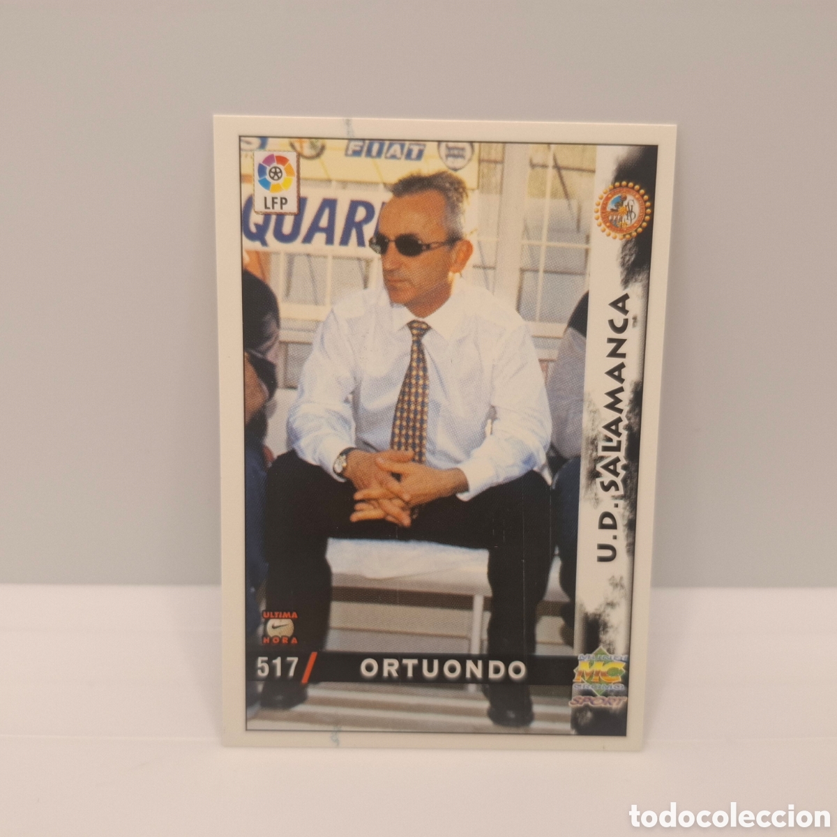 Cromos de f&uacute;tbol: Salamanca - N&ordm; 517, Ortuondo, &Uacute;ltima hora - Mundicromo Liga 1998-1999, 98-99