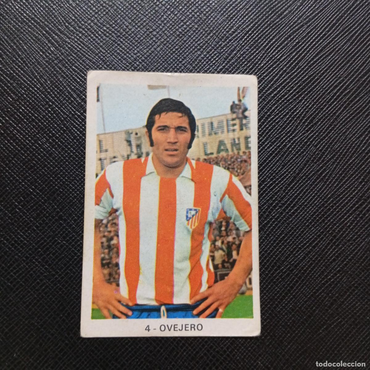 Cromos de f&uacute;tbol: 4 OVEJERO AT MADRID RUIZ ROMERO 1970 1971 CROMO FUTBOL 70 MEJICO 71 - SIN PEGAR - A32 PG54