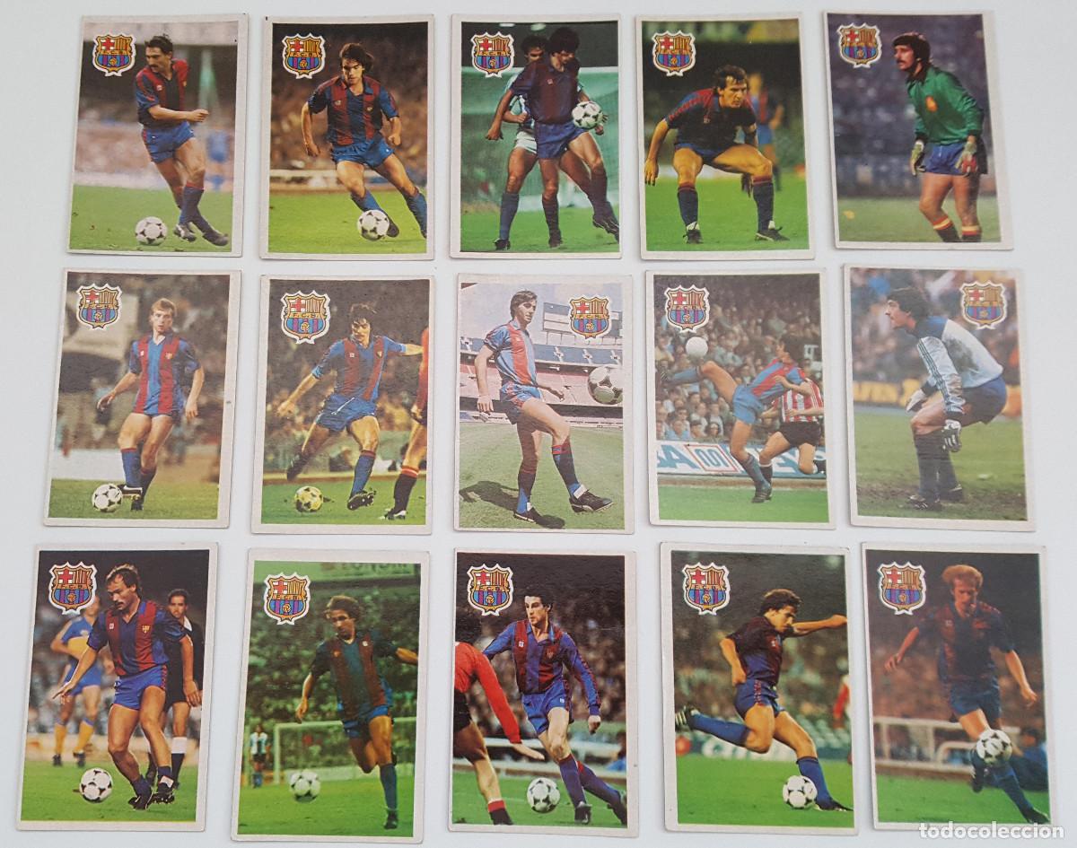 Cromos de f&uacute;tbol: LOTE 15 CROMOS FUTBOL CLUB BARCELONA, CROMO ESPORT, MARADONA LIGA 1&ordf; DIVISI&Oacute;N 1984 85, SIN PEGAR