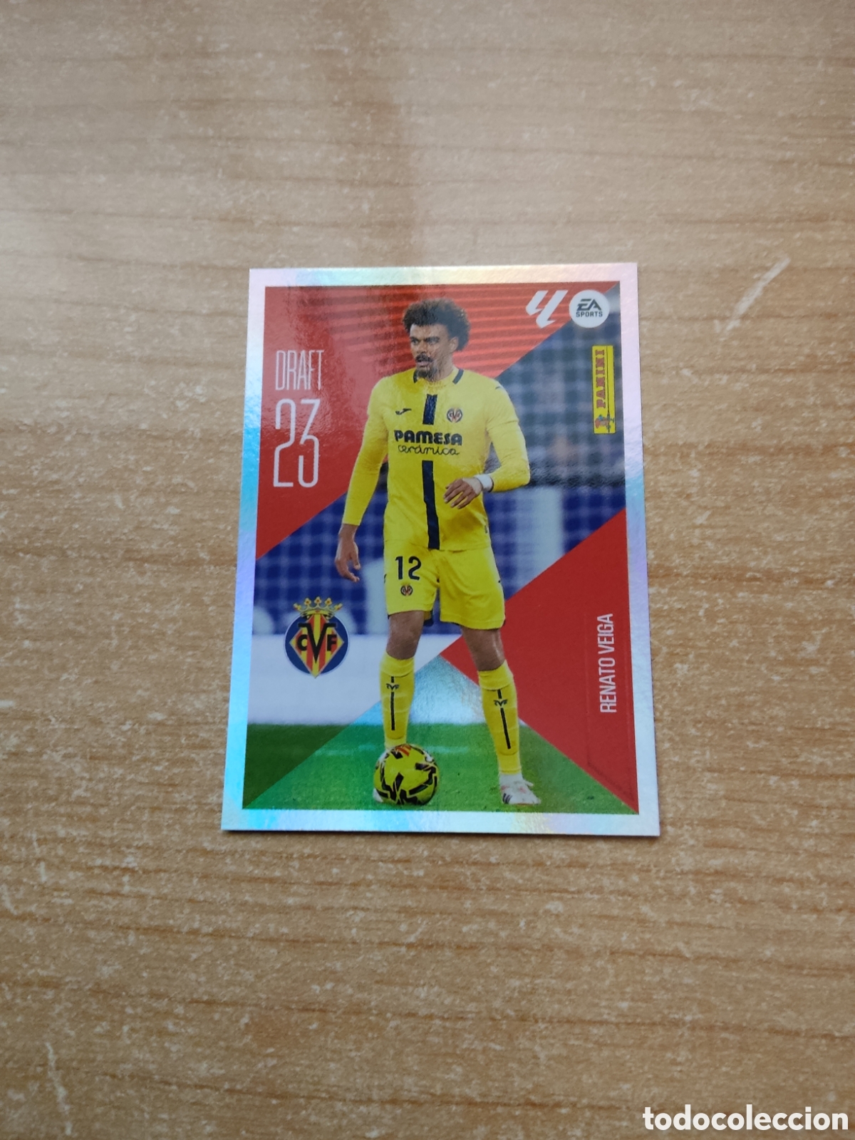 Cromos de f&uacute;tbol: 20 RENATO VEIGA DRAFT 23 VILLARREAL LIGA ESTE 2026 2027