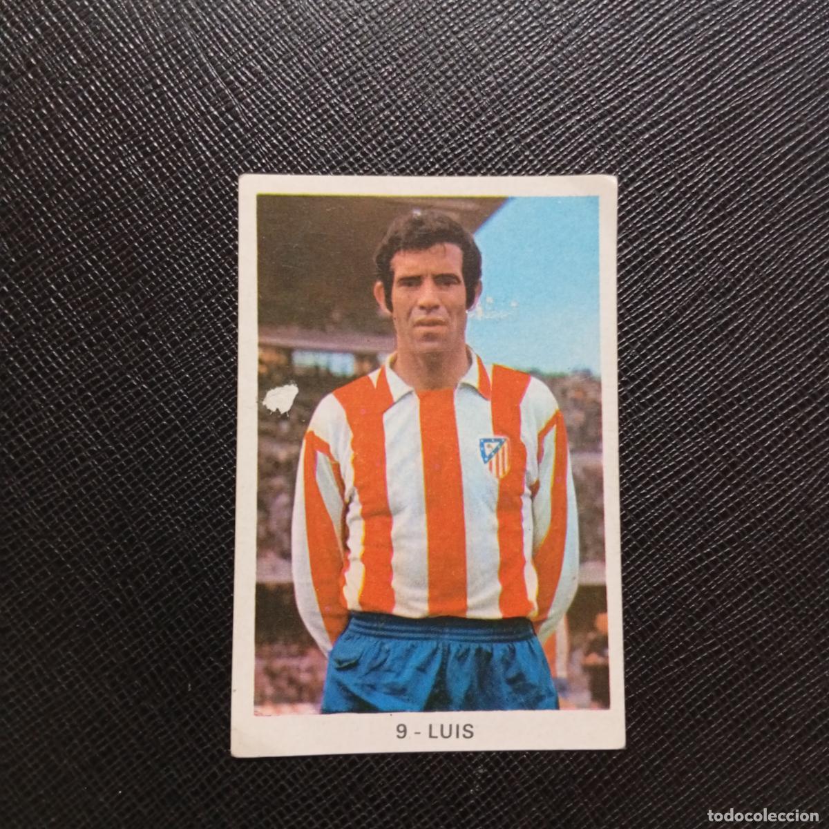 Cromos de f&uacute;tbol: 9 LUIS ARAGONES AT MADRID RUIZ ROMERO 1970 1971 CROMO FUTBOL 70 MEJICO 71 - SIN PEGAR - A14 PG2