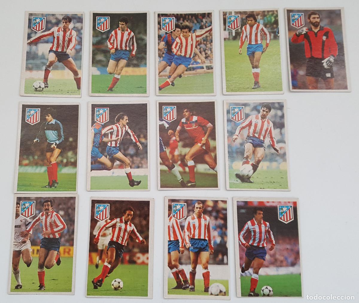 Football Stickers: LOTE 13 CROMOS CLUB ATLETICO DE MADRID, CROMO ESPORT, MARADONA LIGA 1&ordf; DIVISI&Oacute;N 1984 85, SIN PEGAR