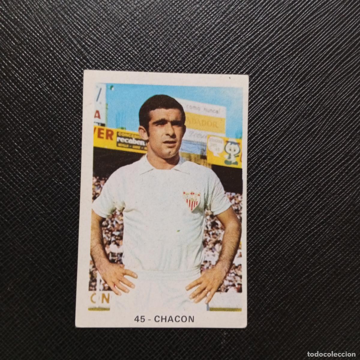 Cromos de f&uacute;tbol: 45 CHACON SEVILLA RUIZ ROMERO 1970 1971 CROMO FUTBOL 70 MEJICO 71 - SIN PEGAR - A14 PG28