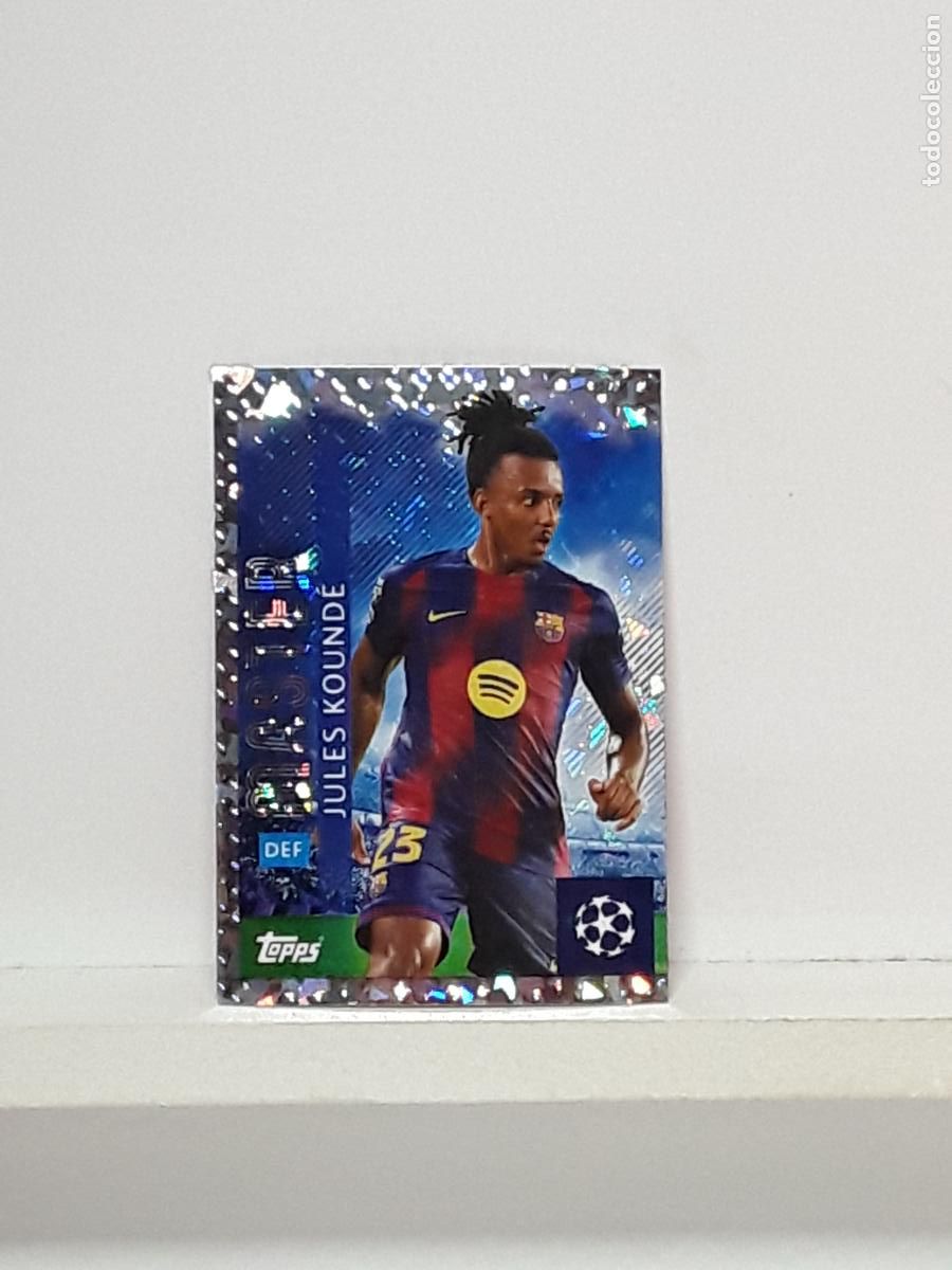 Figurine di Calcio: CHAMPIONS STICKER 2025 2026 25 26 ALBUM TOPPS LEAGUE N 188 BARCELONA JULES KOUNDE