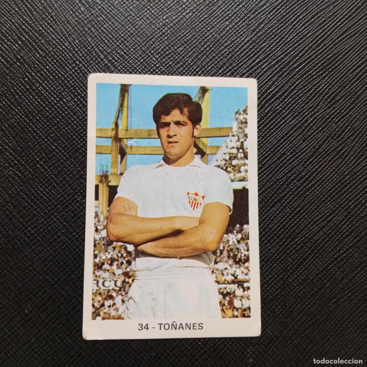 Figurine di Calcio: 34 TO&Ntilde;ANES SEVILLA RUIZ ROMERO 1970 1971 CROMO FUTBOL 70 MEJICO 71 - SIN PEGAR - A14 PG55
