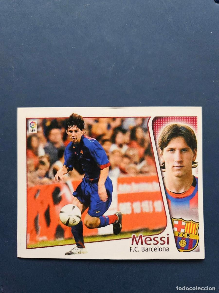 Figurine di Calcio: FACSIMIL MESSI BARCELONA ROOKIE LIGA ESTE 04 05 2004 2005 SIN PEGAR NUNCA PEGADO GRAN CALIDAD