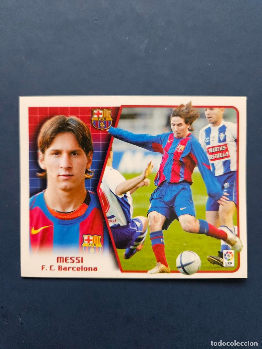 Figurine di Calcio: MESSI BARCELONA LIGA ESTE 05 06 2005 2006 SIN PEGAR NUNCA PEGADO NUEVO DE SOBRE