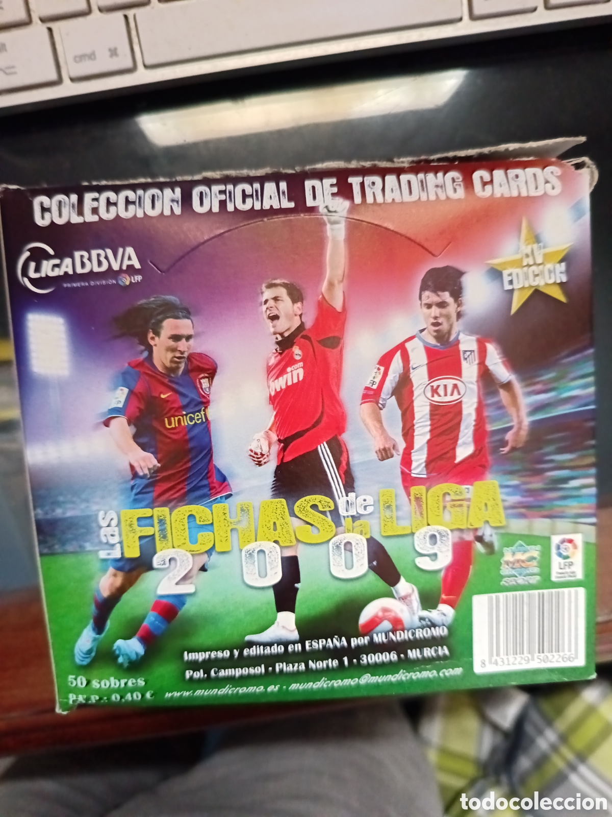 Cromos de f&uacute;tbol: Mundicromo 2009 cajas con 50 sobres sin abrir