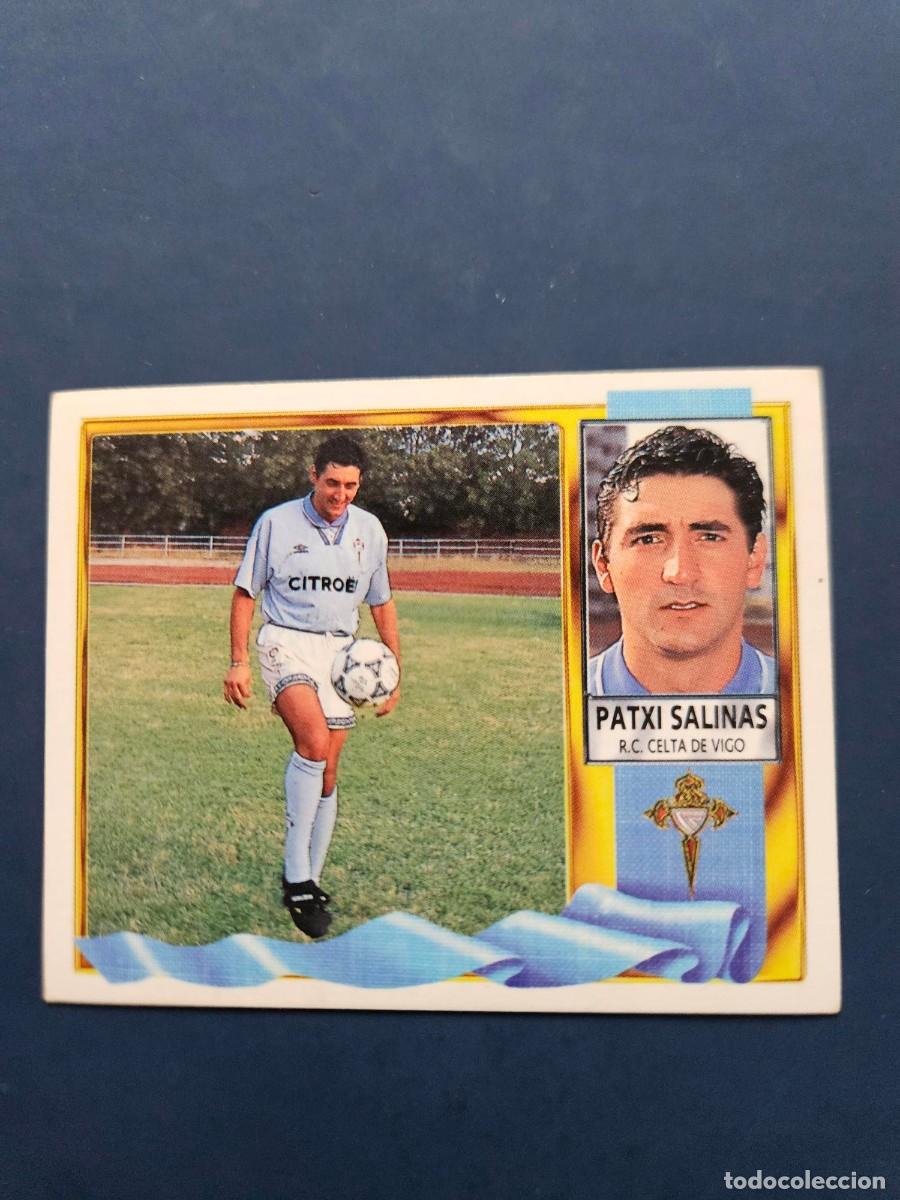 Cromos de f&uacute;tbol: PATXI SALINAS CELTA LIGA ESTE 95 96 1995 1996 SIN PEGAR NUNCA PEGADO
