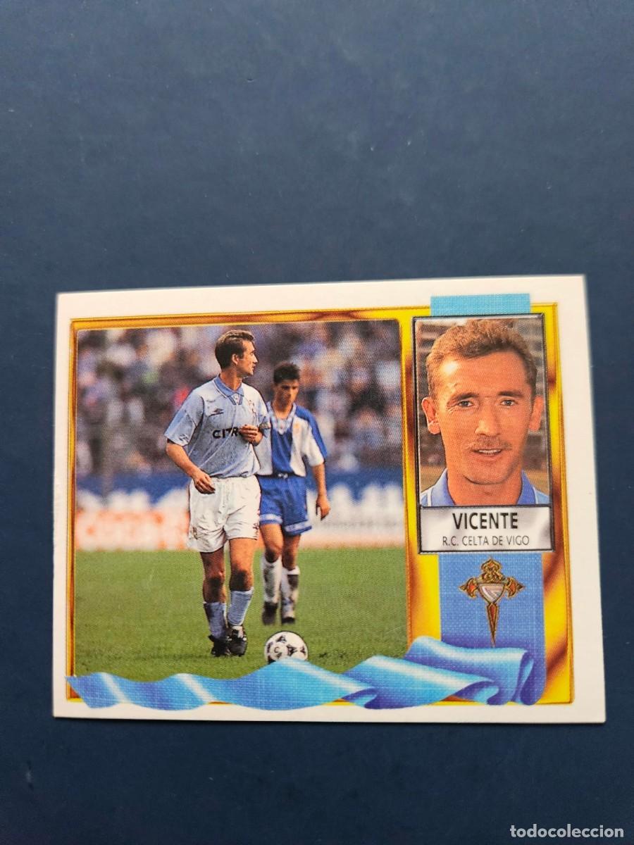 Cromos de f&uacute;tbol: VICENTE CELTA LIGA ESTE 95 96 1995 1996 SIN PEGAR NUNCA PEGADO