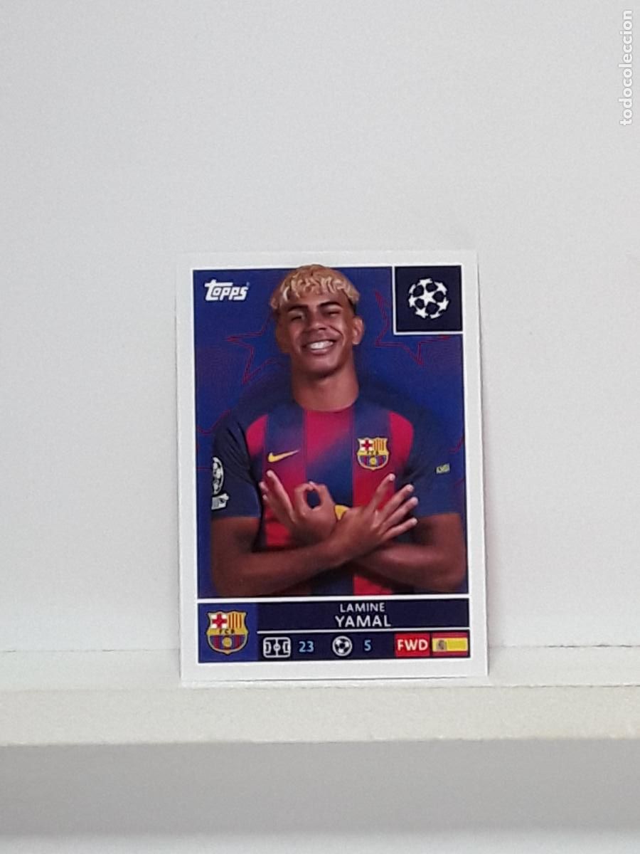 Cromos de f&uacute;tbol: CHAMPIONS STICKER 2025 2026 25 26 ALBUM TOPPS LEAGUE N 194 BARCELONA LAMINE YAMAL