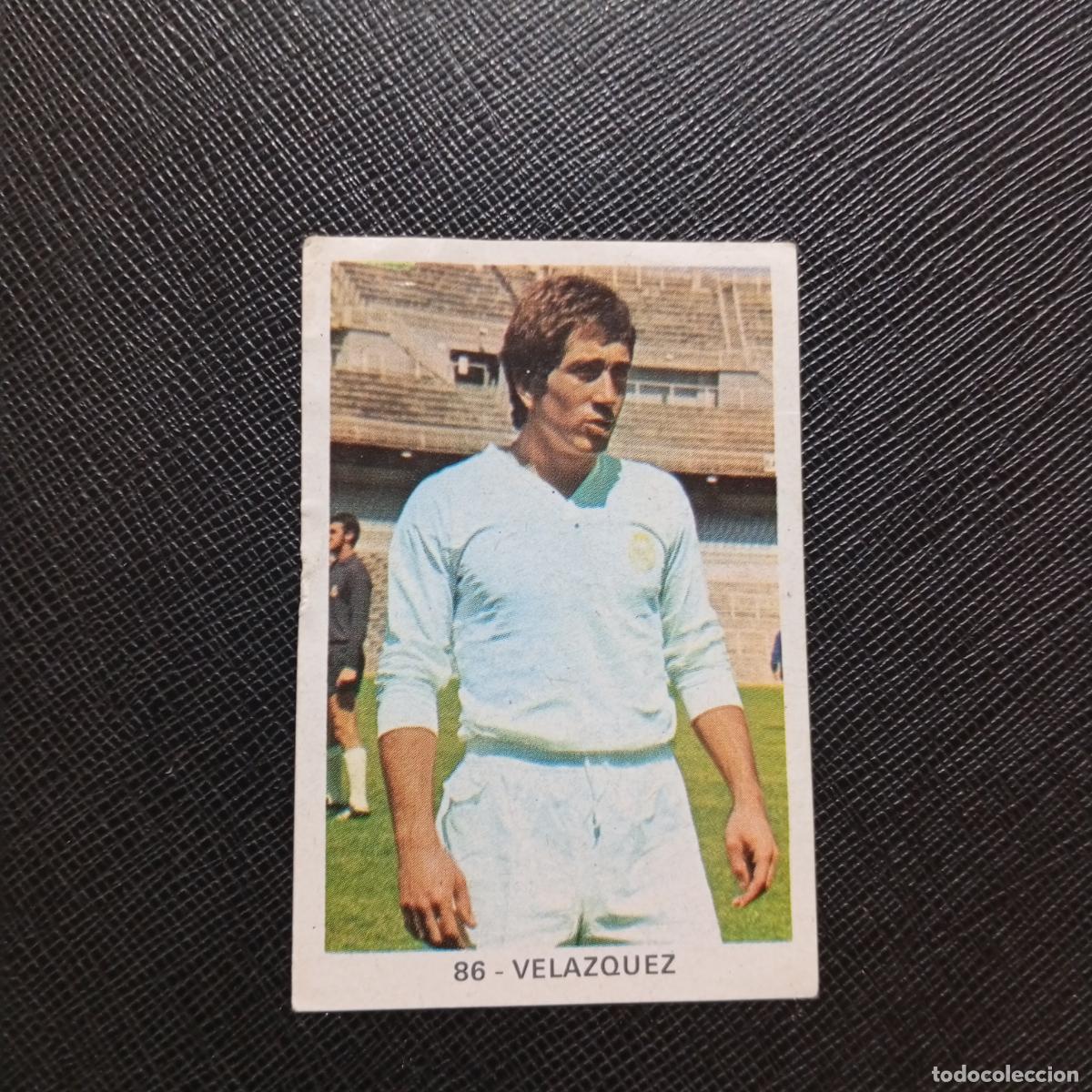 Cromos de f&uacute;tbol: 86 VELAZQUEZ REAL MADRID RUIZ ROMERO 1970 1971 CROMO FUTBOL 70 MEJICO 71 - SIN PEGAR - A14 PG181