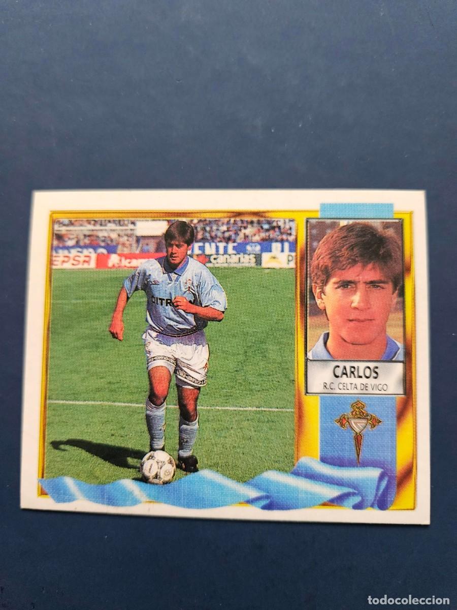 Cromos de f&uacute;tbol: CARLOS CELTA LIGA ESTE 95 96 1995 1996 SIN PEGAR NUNCA PEGADO