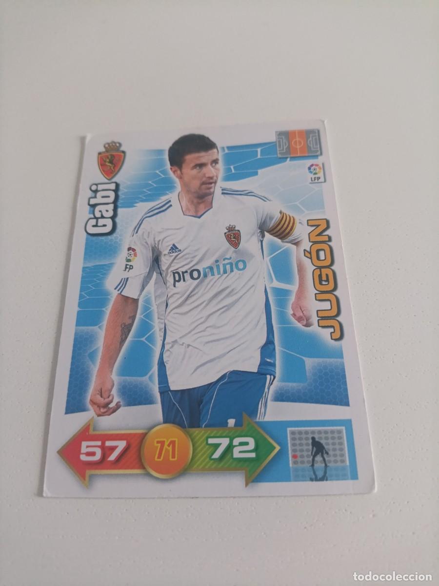 Cromos de f&uacute;tbol: Adrenalyn 2010/11 Gabi Zaragoza