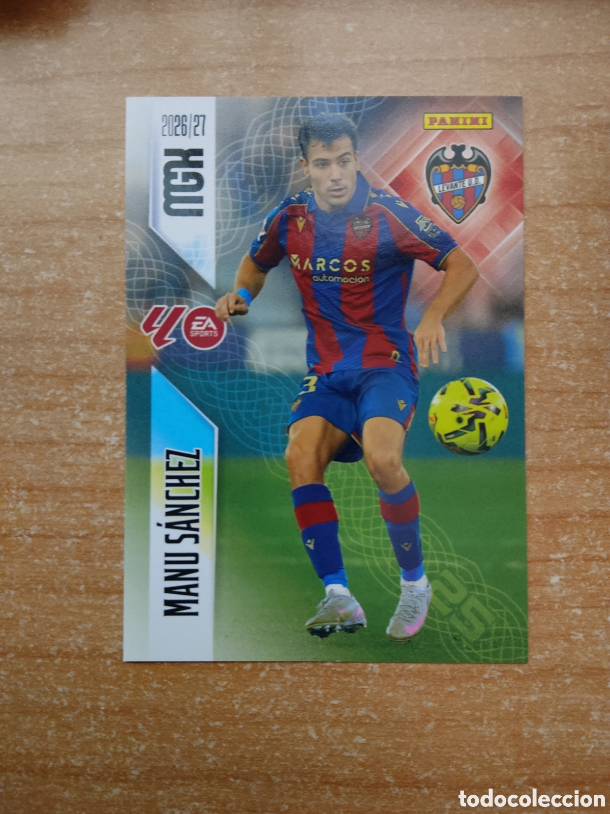 Cromos de f&uacute;tbol: 206 MANU SANCHEZ LEVANTE MEGACRACKS 2026 2027