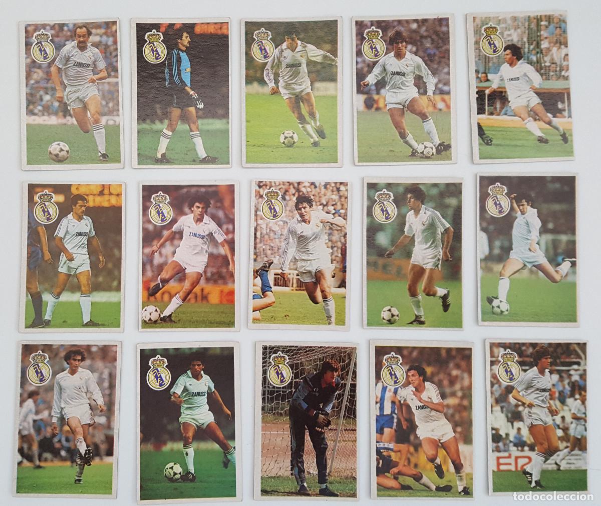 Cromos de f&uacute;tbol: LOTE 15 CROMOS REAL MADRID CLUB DE FUTBOL,CROMO ESPORT, MARADONA LIGA 1&ordf; DIVISI&Oacute;N 1984 85, SIN PEGAR