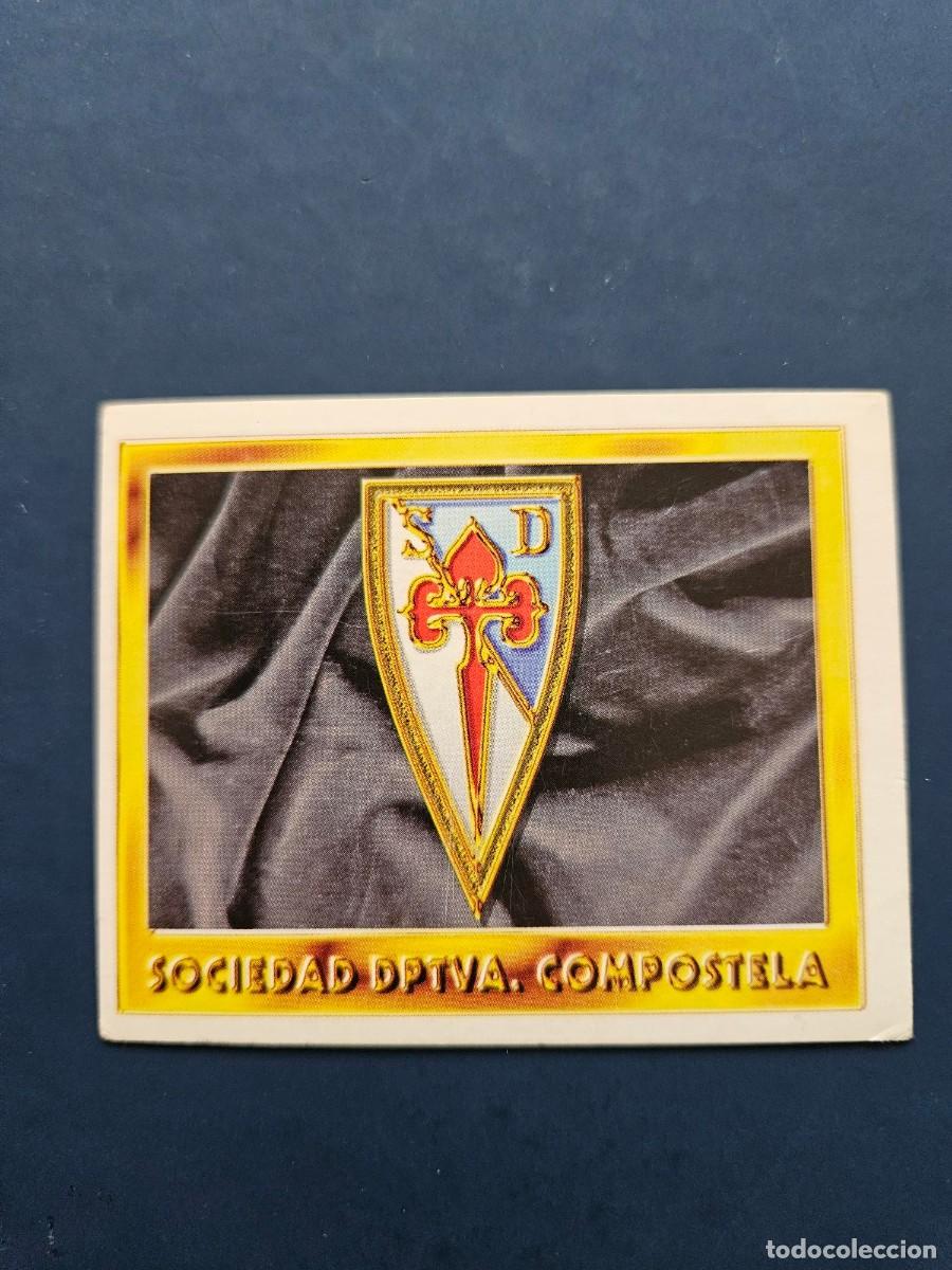 Cromos de f&uacute;tbol: ESCUDO COMPOSTELA LIGA ESTE 95 96 1995 1996 SIN PEGAR NUNCA PEGADO
