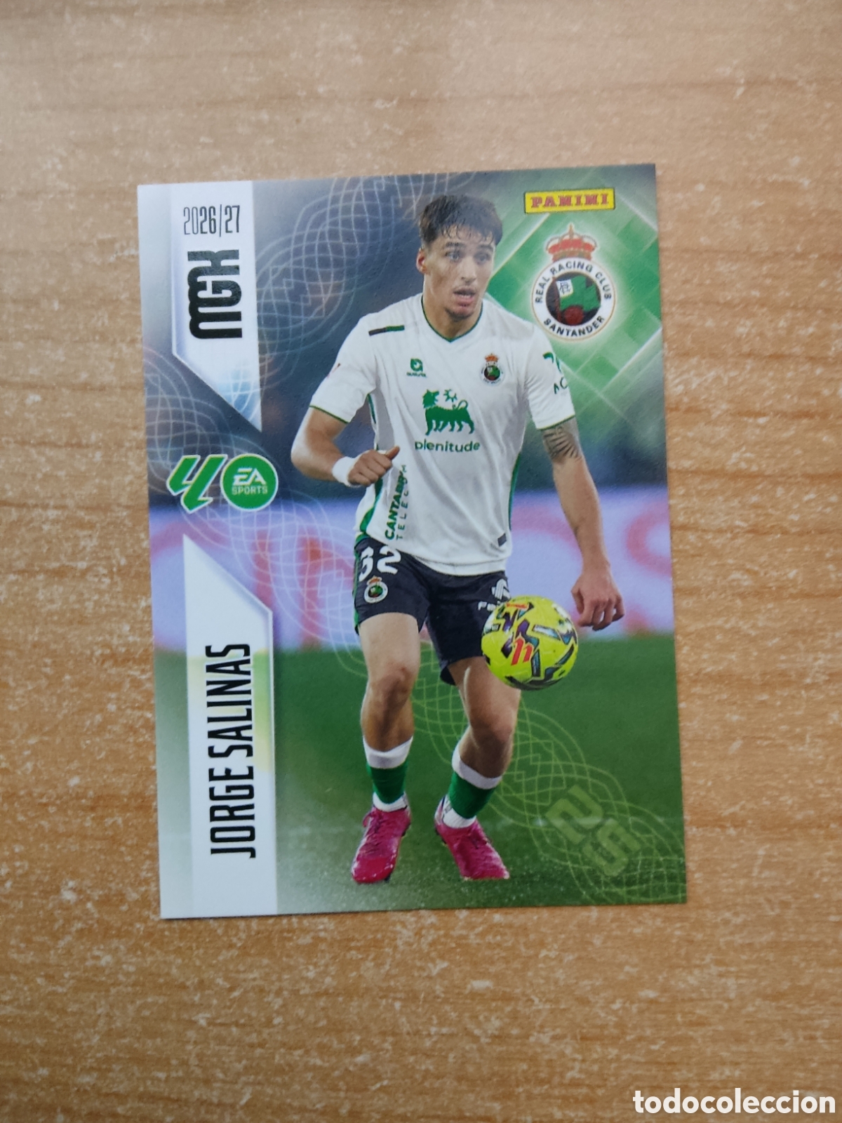 Cromos de f&uacute;tbol: 279 JORGE SALINAS RACING SANTANDER MEGACRACKS 2026 2027