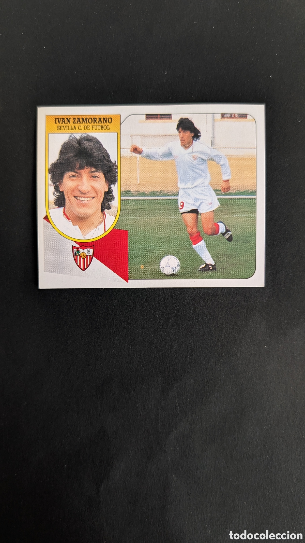 Cromos de f&uacute;tbol: IVAN ZAMORANO ROOKIE SEVILLA CART&Oacute;N LIGA ESTE 1991/92 91 92 NUNCA PEGADO SIN PEGAR