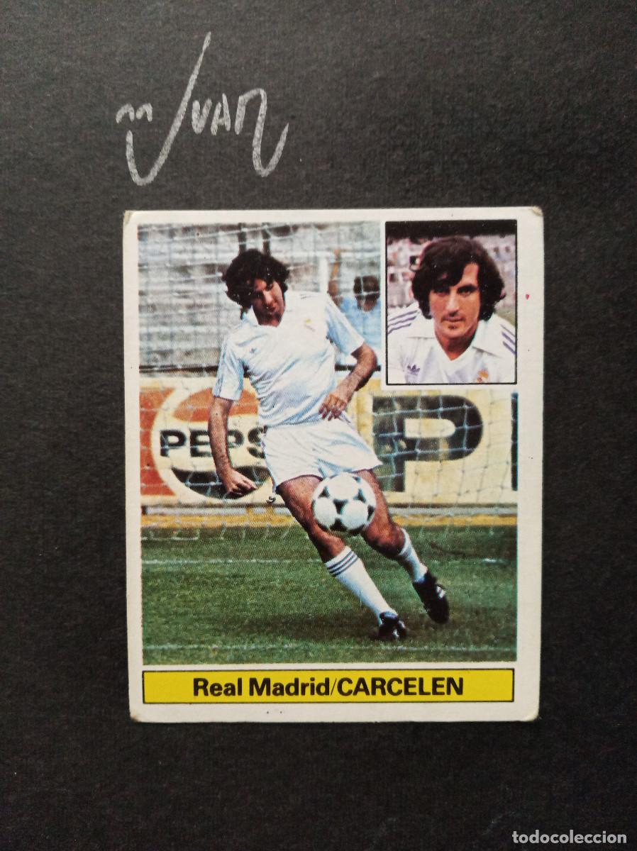 Cromos de f&uacute;tbol: FICHAJE N&ordm; 28 CARCELEN REAL MADRID ⚽ EDICIONES ESTE &reg; 1981 1982 LIGA FUTBOL 81 82 SIN PEGAR NUNCA