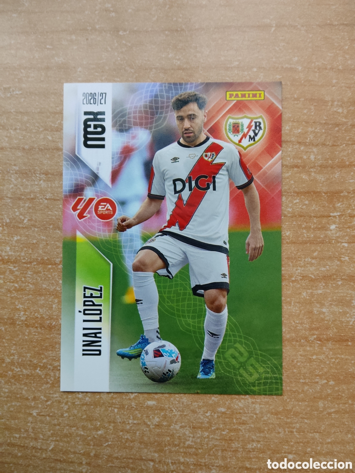 Cromos de f&uacute;tbol: 301 UNAI LOPEZ RAYO VALLECANO MEGACRACKS 2026 2027