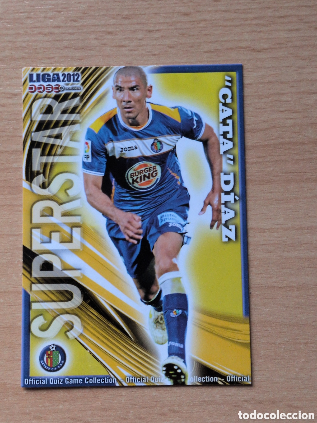 Cromos de f&uacute;tbol: &rdquo;Cata&rdquo; D&iacute;az Superstar Getafe Mundicromo 2012 n&uacute;mero 429