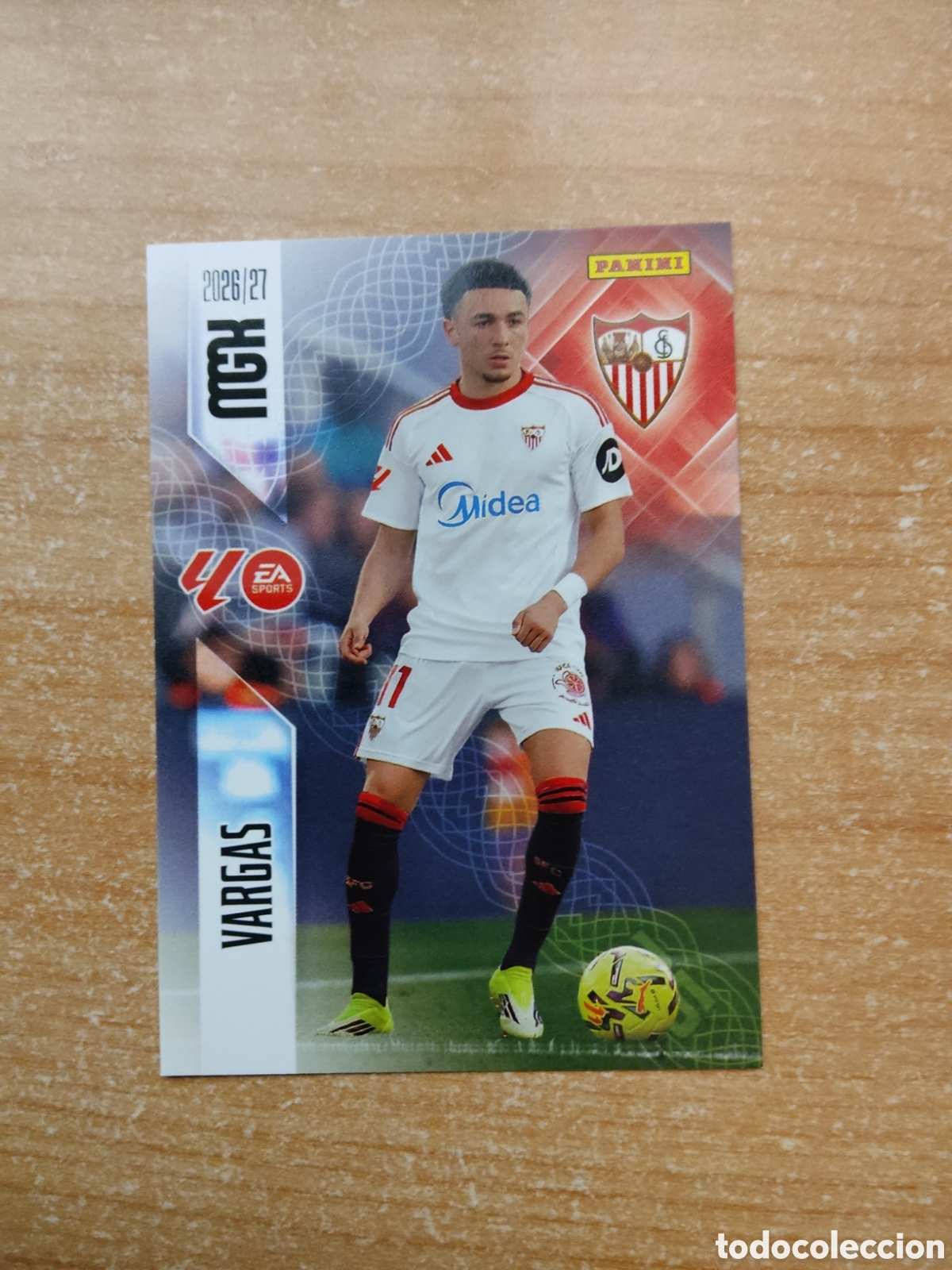 Cromos de f&uacute;tbol: 337 VARGAS SEVILLA MEGACRACKS 2026 2027