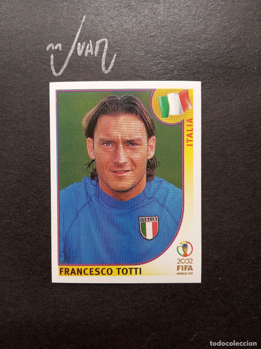 Cromos de f&uacute;tbol: N&ordm; 470 TOTTI ITALIA AS ROMA ⚽ PANINI &reg; FIFA WORLD CUP 2002 MUNDIAL 02 SIN PEGAR NUNCA PEGADO NUEVO
