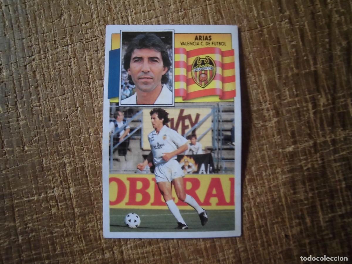 Cromos de f&uacute;tbol: ARIAS VALENCIA LIGA 90-91 EDICIONES ESTE CROMO RECUPERADO